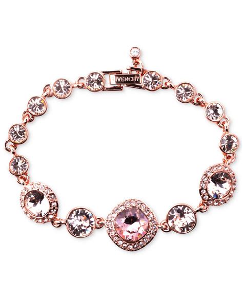 macy's givenchy bracelets|givenchy bracelet with swarovski stones.